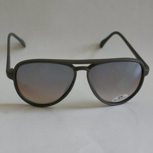 NWT Vintage Classic Sports Aviator Sunglasses w/gradient amber mirrored lens